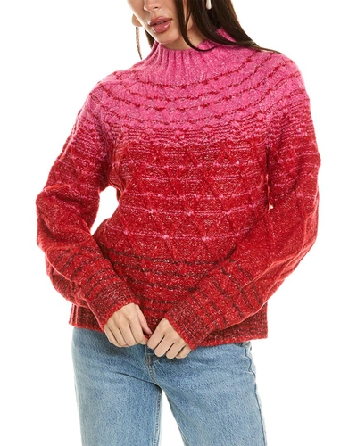 Shop Staud Evelyn Sweater In Pink