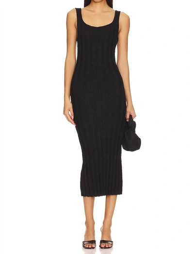 Free People Women's Santos Cotton-blend Sleeveless Sweaterdress In Black