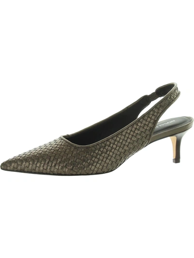 Shop Donald J Pliner Olympia Womens Pumps Slingback In Silver