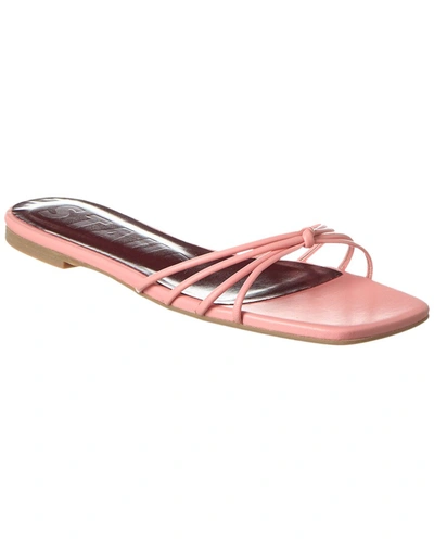 Shop Staud Pippa Leather Sandal In Pink
