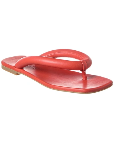 Shop Staud Rio Leather Sandal In Orange