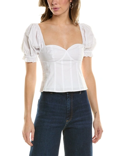 Shop Staud Lina Top In White