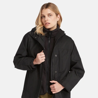 Shop Timberland Women's Benton 3-in-1 Waterproof Jacket In Black
