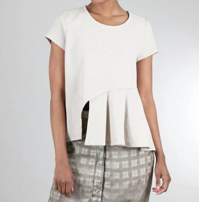 Shop Elsewhere Hollymount Top In Natural In White