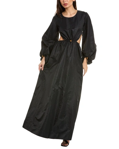 Shop Staud Ivy Dress In Black