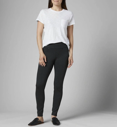 Shop Jag Ricki Mid Rise Leggings In Charcoal Heather In Grey