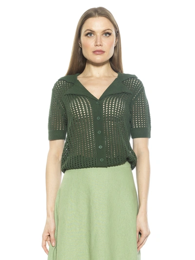 Shop Alexia Admor Josie Top In Green