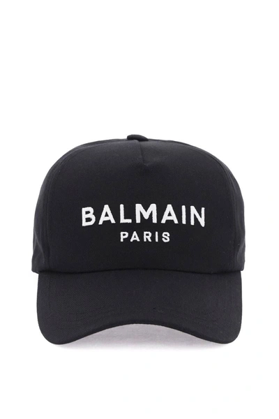 Shop Balmain Caps & Hats In Black