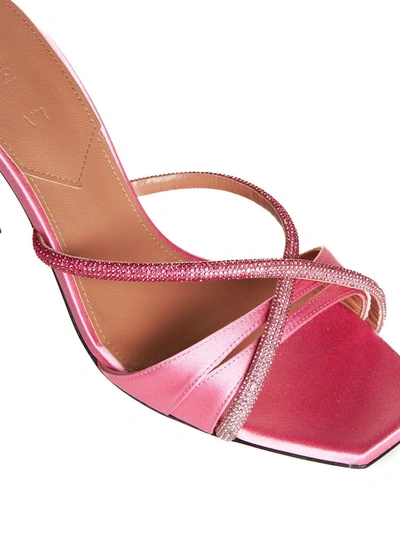 Shop D’accori D'accori Sandals In Powder Pink Crystal