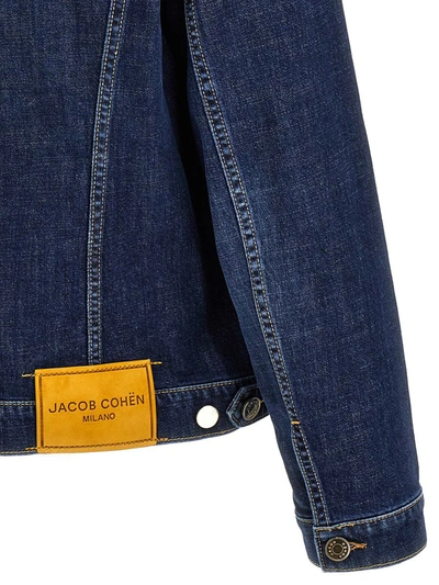 Shop Jacob Cohen Denim Jacket In Blue