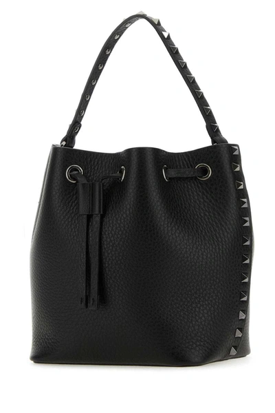 Shop Valentino Garavani Bucket Bags In Black