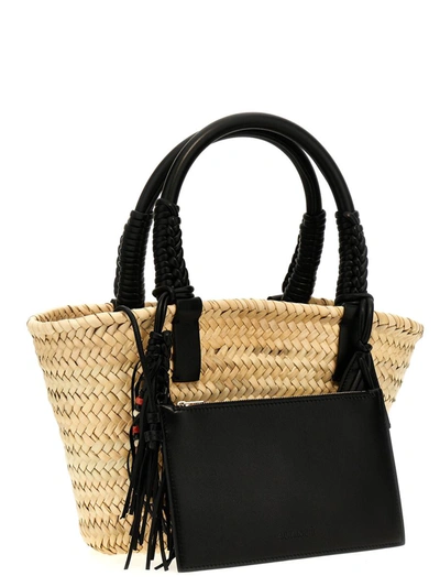Shop Alanui 'icon Palm Leaf Small' Handbag In Multicolor