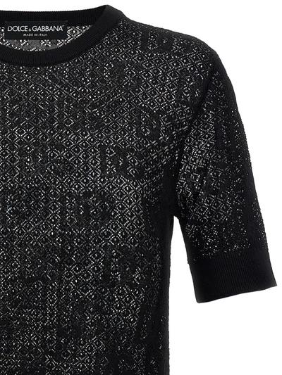Shop Dolce & Gabbana Knit Top In Black
