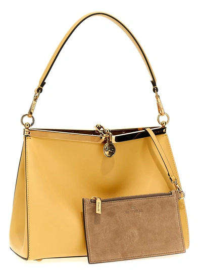 Shop Etro 'vela' Medium Shoulder Bag In Beige
