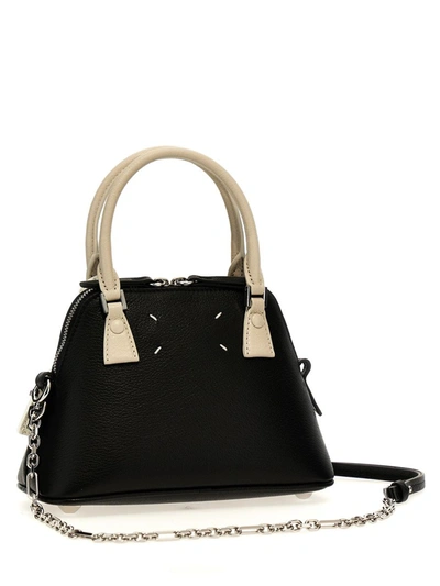 Shop Maison Margiela '5ac Classique Micro' Handbag In White/black