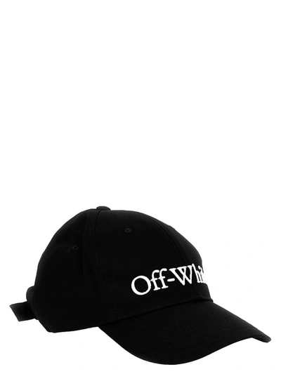 Shop Off-white Logo Cap In White/black