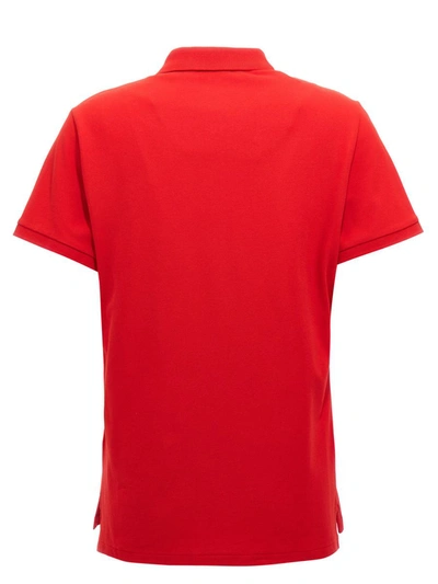 Shop Polo Ralph Lauren 'julie' Polo Shirt In Red