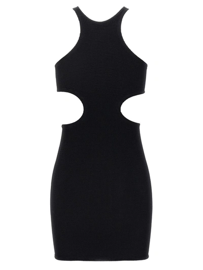 Shop Reina Olga 'ele' Dress In Black