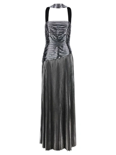 Shop Retroféte Retrofête 'faye' Long Dress In Silver