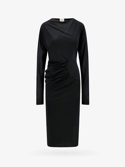 Shop Khaite Dress In Black