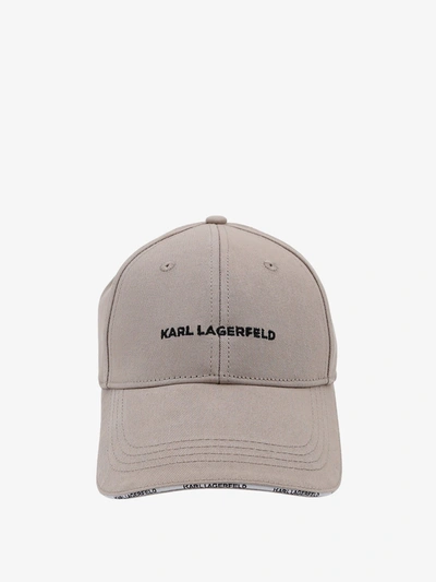 Shop Karl Lagerfeld Hat In Beige