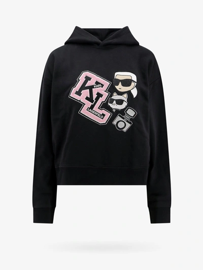 Shop Karl Lagerfeld Sweatshirt In Black