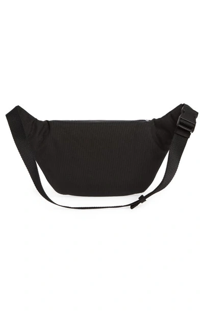 Balenciaga Explorer Graffiti Logo Canvas Belt Bag In Black