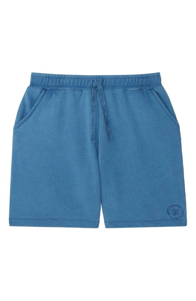 Shop The Sunday Collective Kids' Natural Dye Everyday Shorts In Indigo