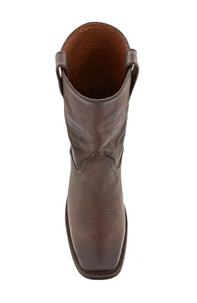 Shop Frye Nash Roper Boot In Chocolate Renice Leather
