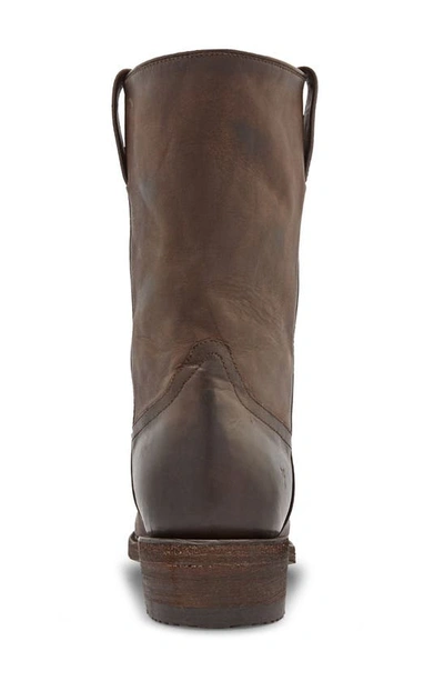 Shop Frye Nash Roper Boot In Chocolate Renice Leather