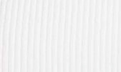 Staud Craftsman One Shoulder Ribbed Cardigan In Ivory