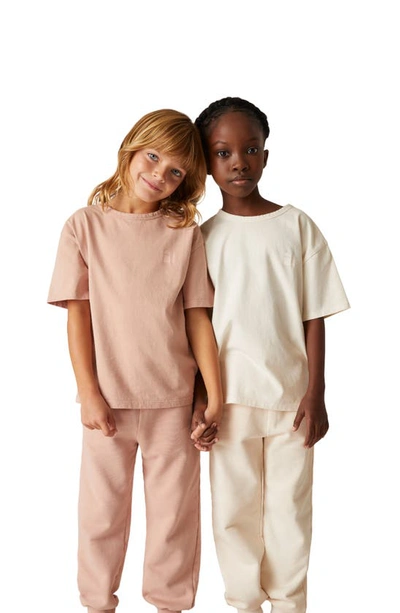 Shop The Sunday Collective Kids' Natural Dye Everyday Joggers In Beechwood