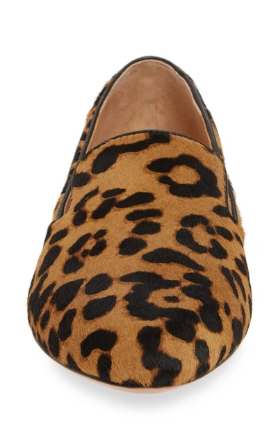 Shop Veronica Beard Griffin Genuine Calf Hair Loafer In Leopard Calf Hair