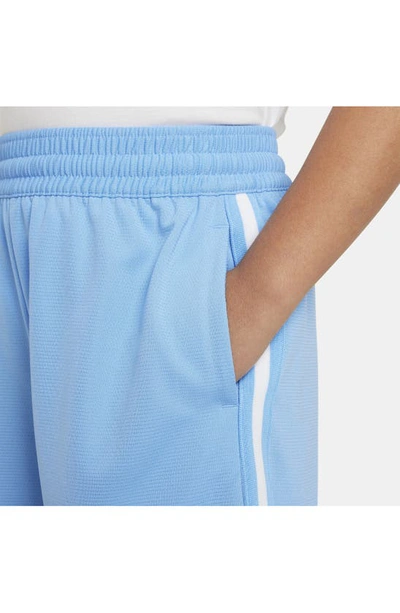 Shop Nike Kids' Dri-fit Dna Athletic Shorts In University Blue/ White