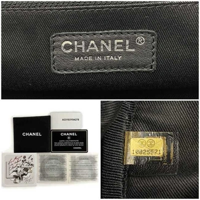 Pre-owned Chanel Wild Stitch Beige Synthetic Travel Bag ()
