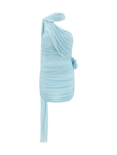 Shop Magda Butrym Dresses In Blue