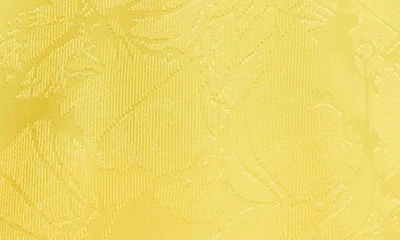 Shop Nike Dri-fit Tech Pack Floral Jacquard Long Sleeve Polo In Tour Yellow/ Vivid Sulfur