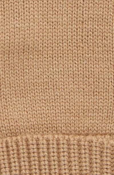 Shop Allsaints Cuffed Knit Gloves In Cortina Beige