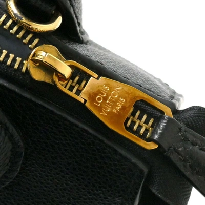 Pre-owned Louis Vuitton Mini Pont Neuf Black Leather Shopper Bag ()