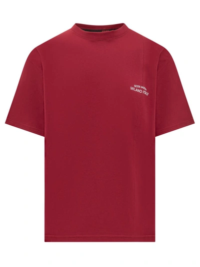 Shop Gcds T-shirt  Milan In Red