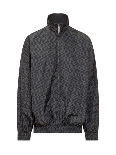 Gcds Reversible Lightweight Windproof Jacket In Black