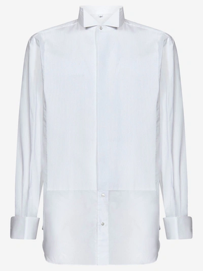 Shop Brioni 'essential' Shirt In Bianco