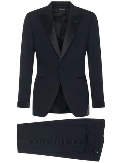 Shop Tom Ford O' Connor Suit In Nero