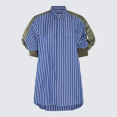 Shop Sacai Stripe Shirt Dress