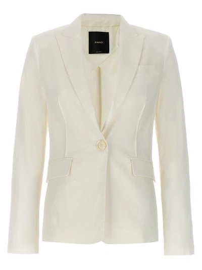 Shop Pinko Ghera Blazer And Suits In White