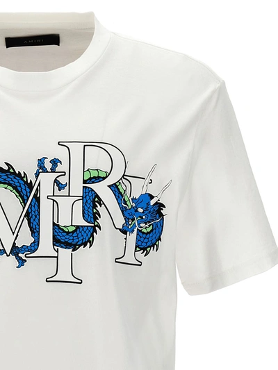 Shop Amiri 'cny Dragon' T-shirt In White