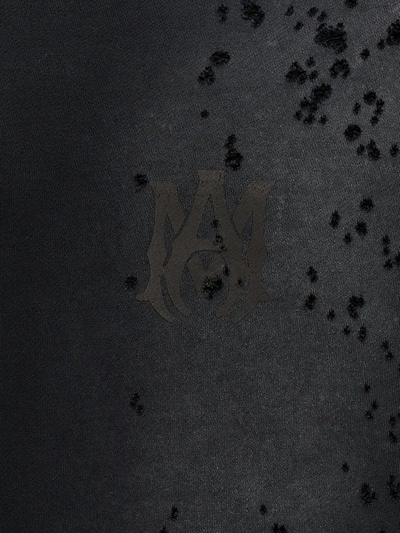 Shop Amiri 'ma Logo Shotgun' Sweatshirt In Black