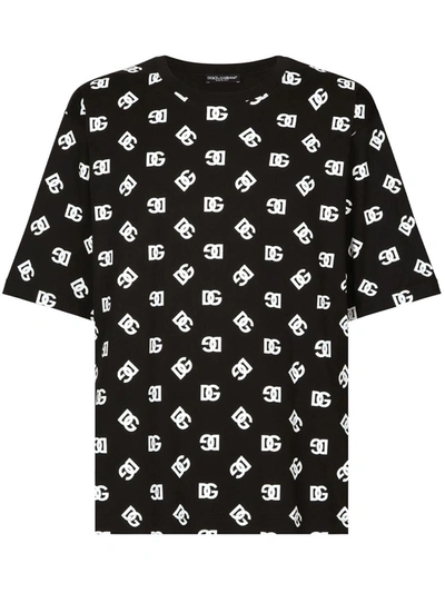 Shop Dolce & Gabbana T-shirt With Print In Black
