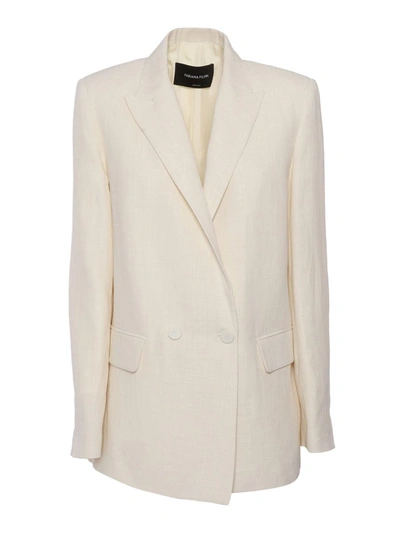 Shop Fabiana Filippi Jacket In White