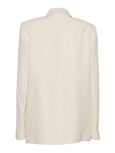 Shop Fabiana Filippi Jacket In White